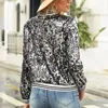 Veste femme paillettes paillettes à manches longues manteaux élégant printemps vêtements d'extérieur bureau dames solide streetwear automne femmes culture 230323