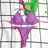 Designer-Bikinis für Damen, zweiteiliger Bikini mit Buchstaben-Badeanzügen, Kristall-Sommer-Bademode, Strand-Luxus-Badeanzüge, Dreipunkt-Badeanzug