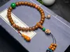 Strand Jewelry Pulsera Hombre Tasbih Bodhi Racine à la main Bracelet en bois d'agar naturel Cadeau de bon goût Rare Cadeau Homme Bracelets perlés