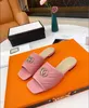 Sandały damskie slajdy damskie zadrapania pantofel luksusowe projektanci buty wysokie obcasy prawdziwej skóry Lady Paris Summer Beach czółenka rozmiary 35-42