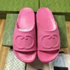 2023 Beach Women Sandals Macaron Slippers Platform Sliders Men Cotton Fluffy Fur Sandal Size 35-45