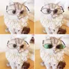 Cat Costumes Vintage Round Cool Sunglasses Reflection Eyewear Glasses Pet Products For Dog Kitten Accessories Small Dogs