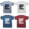 T-shirts voor heren grappig, niemand weet dat ik een lesbische t-shirt heren met korte mouwen hiphop bedrukt t shirts top tees streetwear w0322