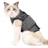 Trajes de gato roupas de colete gatos pós