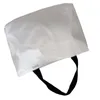 Sublimatie boodschappentassen blanco warmteoverdracht bedrukte handtassen polyester opbergtas met enkele handvat dames tassen rra