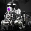 Electric RC Track Children RC Train Railway Toys Simulation of Electric Programming Classical Steam Christmas Child Gift 230323