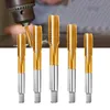 Hand Tools HSS Titanium Machine Right Tap Drill 3 Flute M3 M4 M5 M6 M8 Spiral Point Thread Plug Handle Taps Die