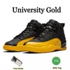 Jumpman 12S Men Basketball Shoes 12 XII Twist Grind Flu Game University Gold Gamma Blue Dark Concord Royalty Indigo Royal Taxi French OVO Doernbecher Sneakers