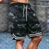 Mens Shorts Plus Size Men Fitness Shorts Camouflage Design Waist Drawstring Polyester Quick Dry Sports Board Shorts Men Casual short homme 230323