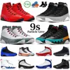 Мужчины 9S баскетбольная обувь Jumpman 9 частиц серой чили пожарные красное изменение Всемирного университета голубые гонщики голубые гонщики