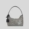 Saco de moda ombro strass luxo hobos noite glitter sacos cristal designer crossbody diamantes bolsa feminina festa