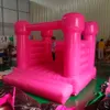 4.5x4.5m 15x15ft 3 Hot Pink Inflatable Bouncy Castle Circus Themed White Jumping Bounce House Bouncer Kids Disco Club For Wedding Birthday Party