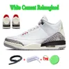 2024 men basketball shoes jumpman 3 3s sneakers Fire Red White Cement Reimagined Cardinal Dark Pine Green UNC Rust Pink Cool Grey mens sports trainers free shipping