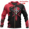 Men's Hoodies Sweatshirts 2023 Novo Crazy Viking Warrior Pattern 3D Tattoo Print Moletom Harajuku com capuz Autumn Fas 230323