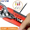 Wire Stripper Tools Multitool Pliers YEFYM YE Automatic Stripping Cutter Cable Wire Crimping Electrician Repair Tools