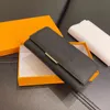 Long Wallet Litchi Grain Cowhide Card Holder Men And Women Clip Simple Card Bag 220721