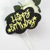 Festive Supplies Other & Party Lovely Gifts Wedding Decoration Cloud Shape Happy Birthday Cake Topper Paper Decor