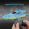 Elektriska RC -båtar Toy Remote Control Fast for Lake Pool Pond Electric Racing Radio Controlled Watercraft Gift Kids 230323