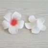 Artificiale Plumeria Rubra Petali di fiori hawaiani Capelli Cappello Corona Floreale Premium Bali Schiuma Fiori di frangipani per fai da te Casa Spiaggia Decorazione della festa nuziale