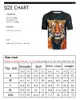 T-shirts masculins nuissydesignens t-shirt Vêtements masculins 3d Crazy Horse Shirt causal O-Neck Hommes adolescents Tops Tee Tshirt Animal Cool