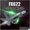 電気/RC航空機電気RC XK A180 F22 Raptor 2 4G 3CH 320MM Wingspan 3D 6Gモードスイッチ可能3軸6ジャイロエアロバティクスEPP AIRPL DHCJI