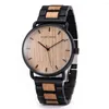 Wristwatches Reloj Hombre BOBO BIRD Wood Watches Men's Top Quartz Wooden For Male Clock Gift Drop OEM