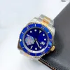 Zegarki designerskie ROLAX MENS WATCH MENS AUTOMATYCZNE ZWEDNIK MECHANICZNEJ ZWEDNIKA 41 mm Pełna stal ze stali nierdzewnej zegarek Sapphire Luminous W XL0K