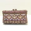 XIYUAN Vrouwen Strass Clutch Portemonnee Rode Minaudiere Tas Voor Feest Bruiloft Kristallen Avondtassen Handtas Bruids Koppelingen Tas Dame 230323