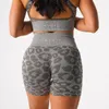 Yoga-outfits Nvgtn Wild Thing Luipaard Naadloze Shorts Spandex Dames Fitness Elastisch Ademend Heupheffen Vrije tijd Sport Hardlopen