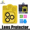 Защитная пленка для объектива с полным покрытием для iPhone 14 13 12 Защитная пленка для камеры со вспышкой Закаленное стекло с розничной упаковкой izeso