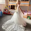 Girl Dresses Child Flower Kids Princess Dress For Girls Wedding Party First Communion 2023 Robe Princesse Fille