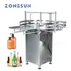 Zonesun Industrial Equipment ZS-LP1000Z Automatisk rund Rotary Plastic Glass Bottle Uncrambler Sortering Turntable Jar Arranging Machine