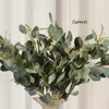 Decorative Flowers Artificial Plants Paris Eucalyptus Branch Wedding Decoration Fake Leaves Home Decor Plantas Artificiales Vase Decorations