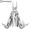 Daicamping DL Extra Cutter Multifonctionnel Pliable EDC Couteau Pliant Multitools Ciseaux Scie Pince Multi Outils Clip Pince