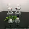 Color point sand core filter vase glass water bottle Glass bongs Oil Burner Glass Water Pipes Oil Rigs Smoking