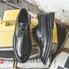 Dress Shoes Black Mens Fashion Formal Oxford for Men 2023 Designer Wedding Chaussure de Homme Zapatos HOMBRE