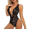 New Women's Sleepwear European and American sexy underwear women's large size lace open crotch sexy back -free deserted clothes