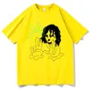 Herr t-shirts bladee 333 hip hop trend skate dränering gäng t shirt män kvinnor mode konstnärlig känsla t-shirt rolig tshirt casual lösa tees topps w0322