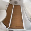 2000 Cruisers Yachts 3075 Express plataforma de baño almohadilla de cabina barco EVA suelo de teca auto respaldo adhesivo SeaDek suelo estilo Gatorstep