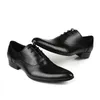 Kleidschuhe Spitzschuh Oxfords Business Herren Echtleder Hochzeit Europa Amerika Trendy Alltag Freizeit Arbeit