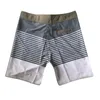 Hommes Shorts Élastique Rayé Surf Hommes À Séchage Rapide Board Trunks Mâle Natation Sports Nautiques Gris En Gros