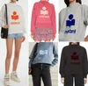 Pullover Sweatshirt Flocking Print Half High Collar Lång ärm Loose Terry tröja för kvinnor Fashion Hoodies