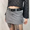 Kjolar y2k kawaii harajuku mini jeans kjol 2000 -talet retro fairycon grunge låg midja denim vintage kvinnor e tjej koreanska streetwear 230322