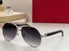 Ny modedesignpilot solglasögon 0272 metallram ramtemplar Enkel och populär stil mångsidig utomhus UV400 -skyddsglasögon