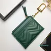 キーチェーン装飾Zipper Coin Purse＃627064 ITEM272B 011としてマーモントカードホルダーブランドの財布を設計しました