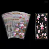 Gift Wrap Easter Decoration Bag Eggs Chicken Print Cellophane Bags Baking Candy Packaging Happy Party Favors
