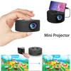 YT200 Projecteurs Film vidéo portable Multimedia Mini Home Theatre Media Player Phone Wired Même écran Projecteur Z0323