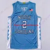 2022 Final Four 4 North Carolina Basketball Jersey NCAA College Leaky 23 Zwart Armando Bacot Caleb Love RJ Davis Puff Johnson Kerwin Walton Brady Manek Garcia