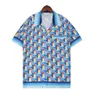 Casablanc-sss Shirts 2023 nieuwe surfen luie wind Zijde Satijn Shirt met lange mouwen heren- en damesmodemerk Dress Shirt Variety