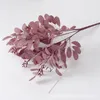 Декоративные цветы симуляция 5 вилочных пучков Jujube Leaf Leav
